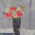 Spring Tall Vase - 40 x 49 cms- Acrylic on Board SOLD