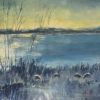 Looking towards Hambleton with Sheep, Rutland Water 50 x 100cm print £195.0
