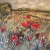 Rutland Poppy Fields  100 x 100cm SOLD